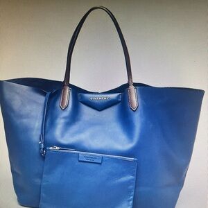 Authentic Givenchy blue tote